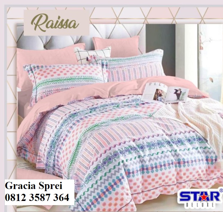 <p>Sprei Katun Star Raisa kami juga menyediakan pe